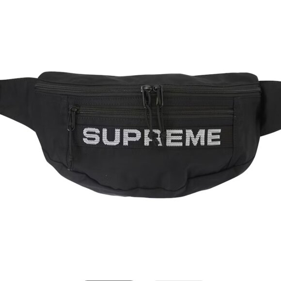 NWT Supreme Military Field Waist Bag - Black - Picture 1 of 5